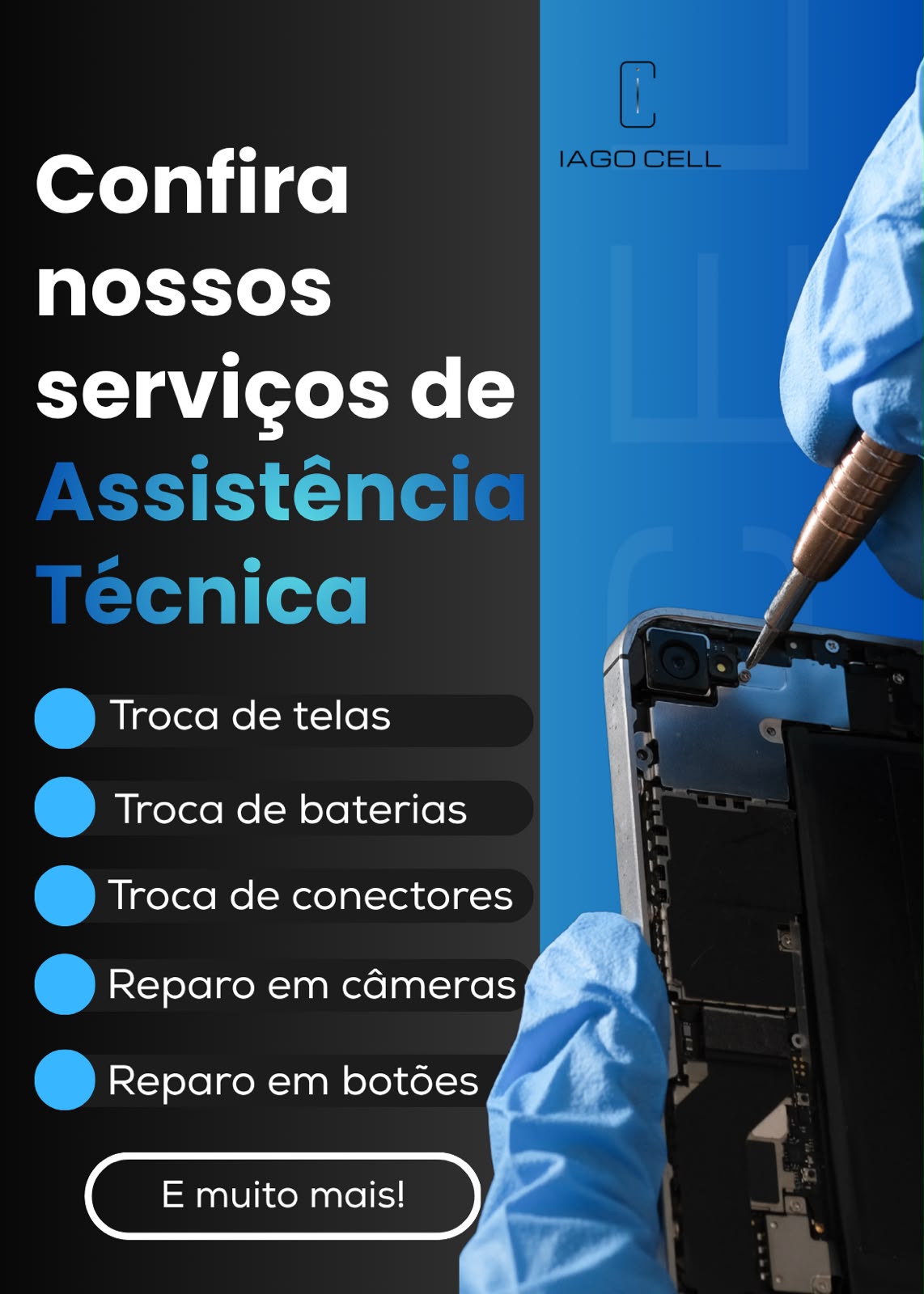 Assistência tecnica de celulares em Mogi das Cruzes